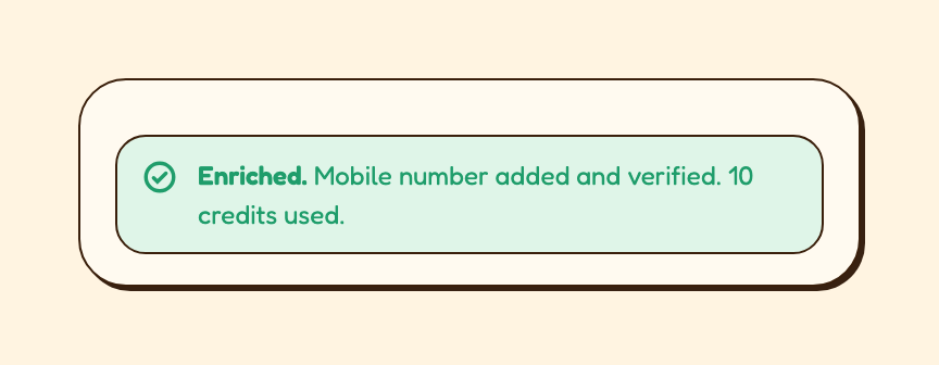 enriched notification