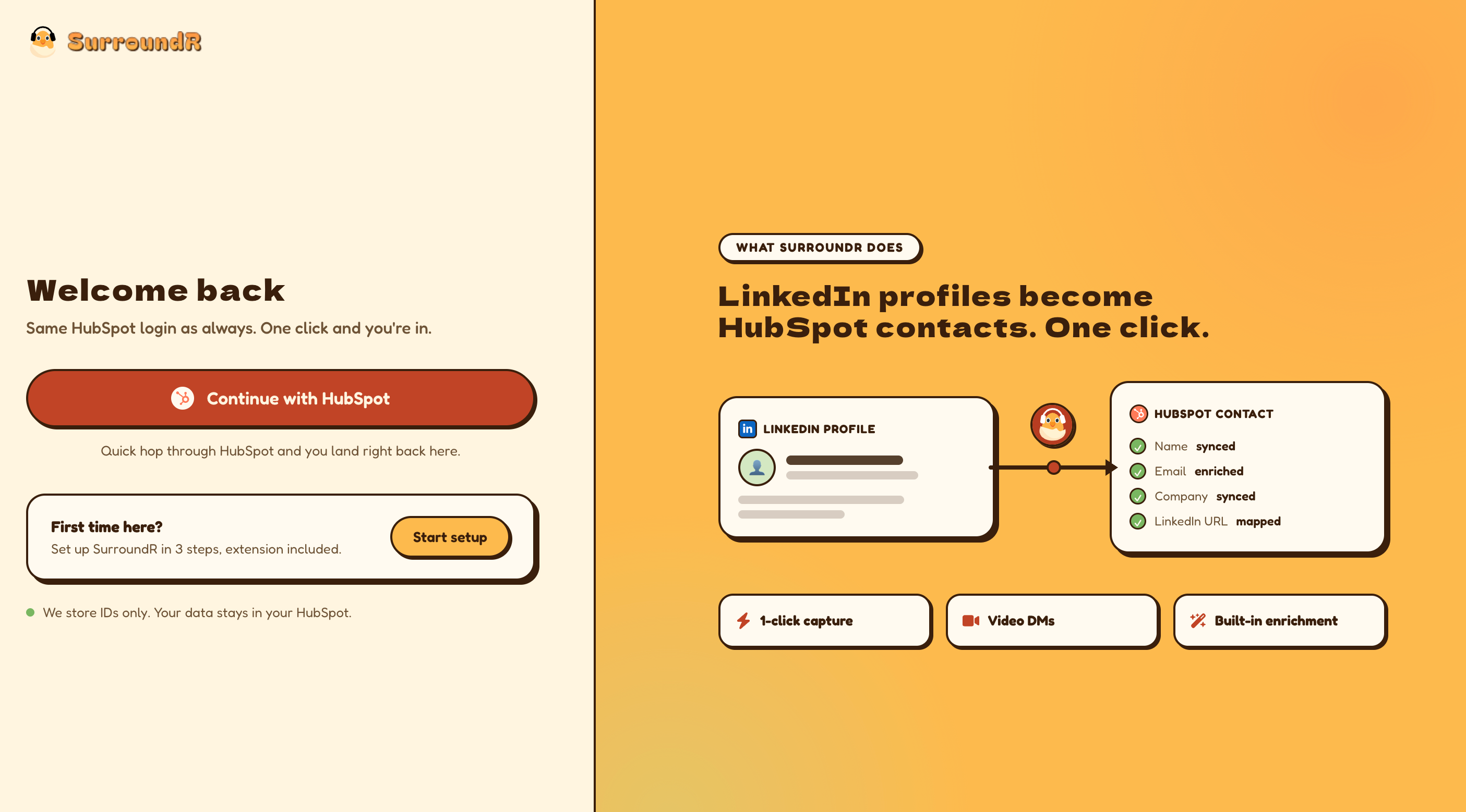 new login page